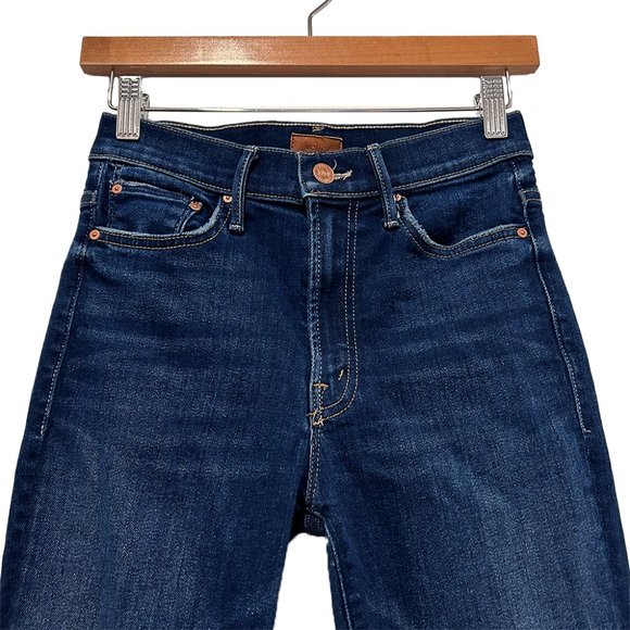 Mother Denim Insider Ankle Mid-Rise Jeans, Sweet Lime, 26 - Picture 4 of 10